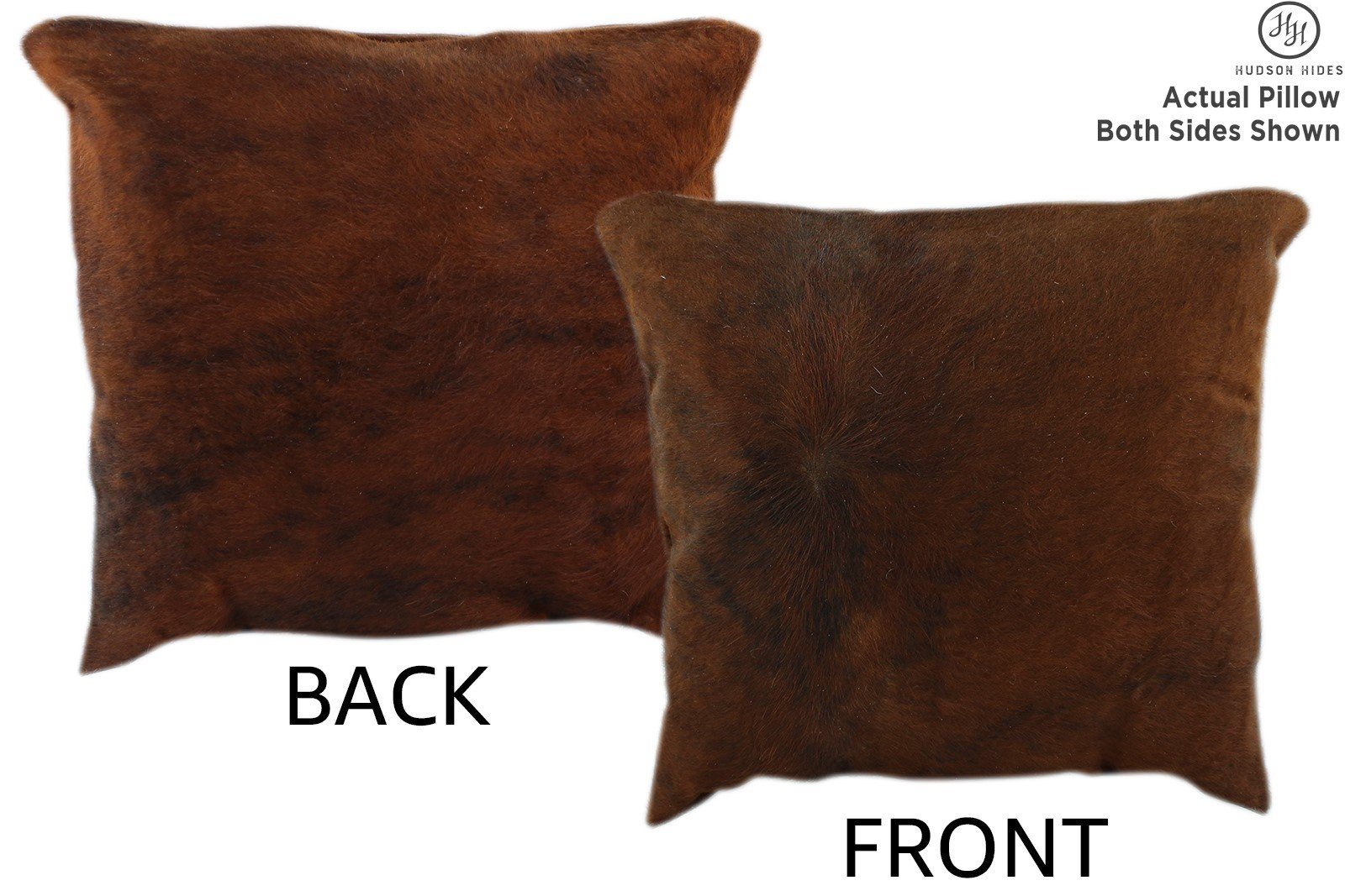 Dark Brindle Cowhide Pillow #11194