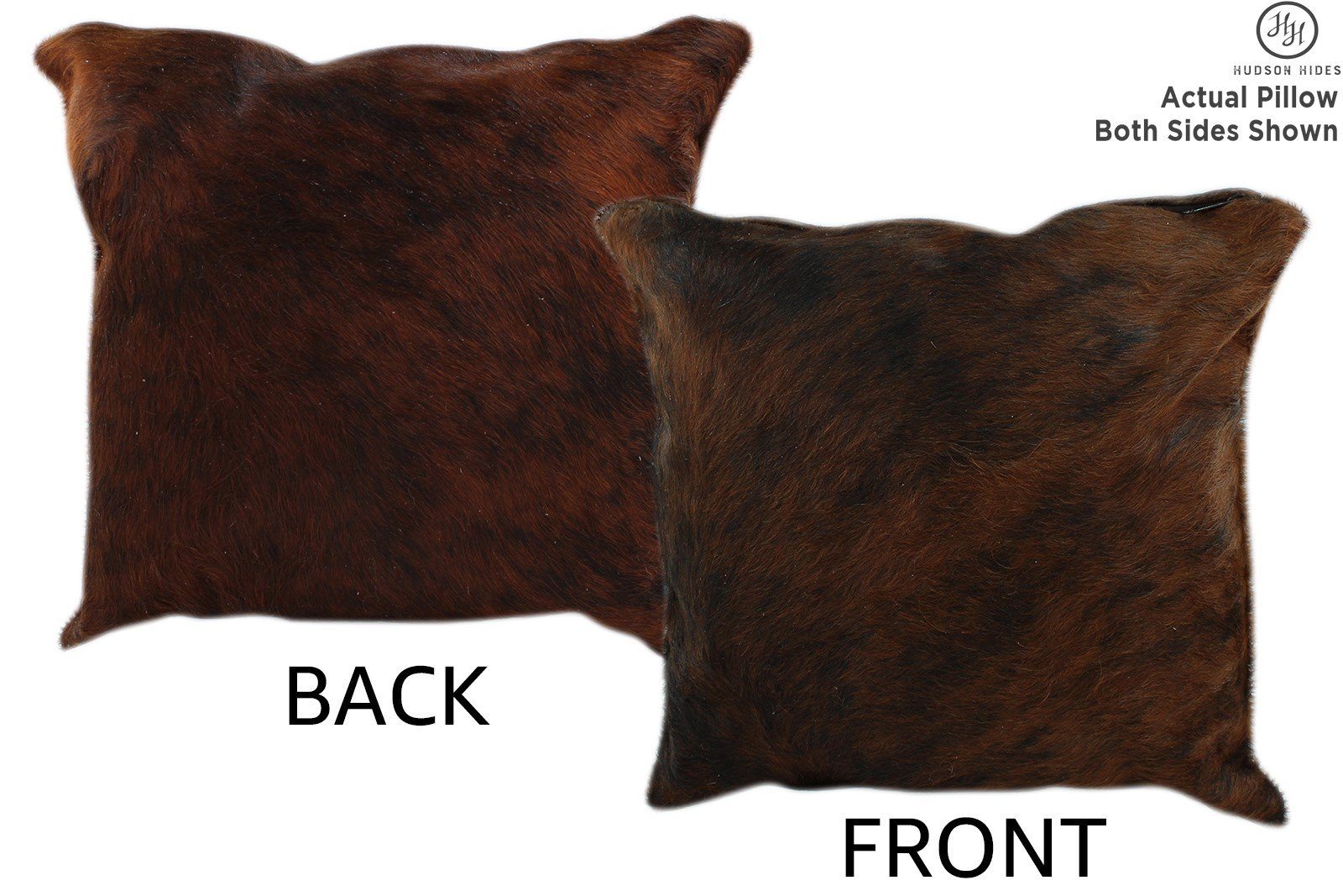 Dark Brindle Cowhide Pillow #11210