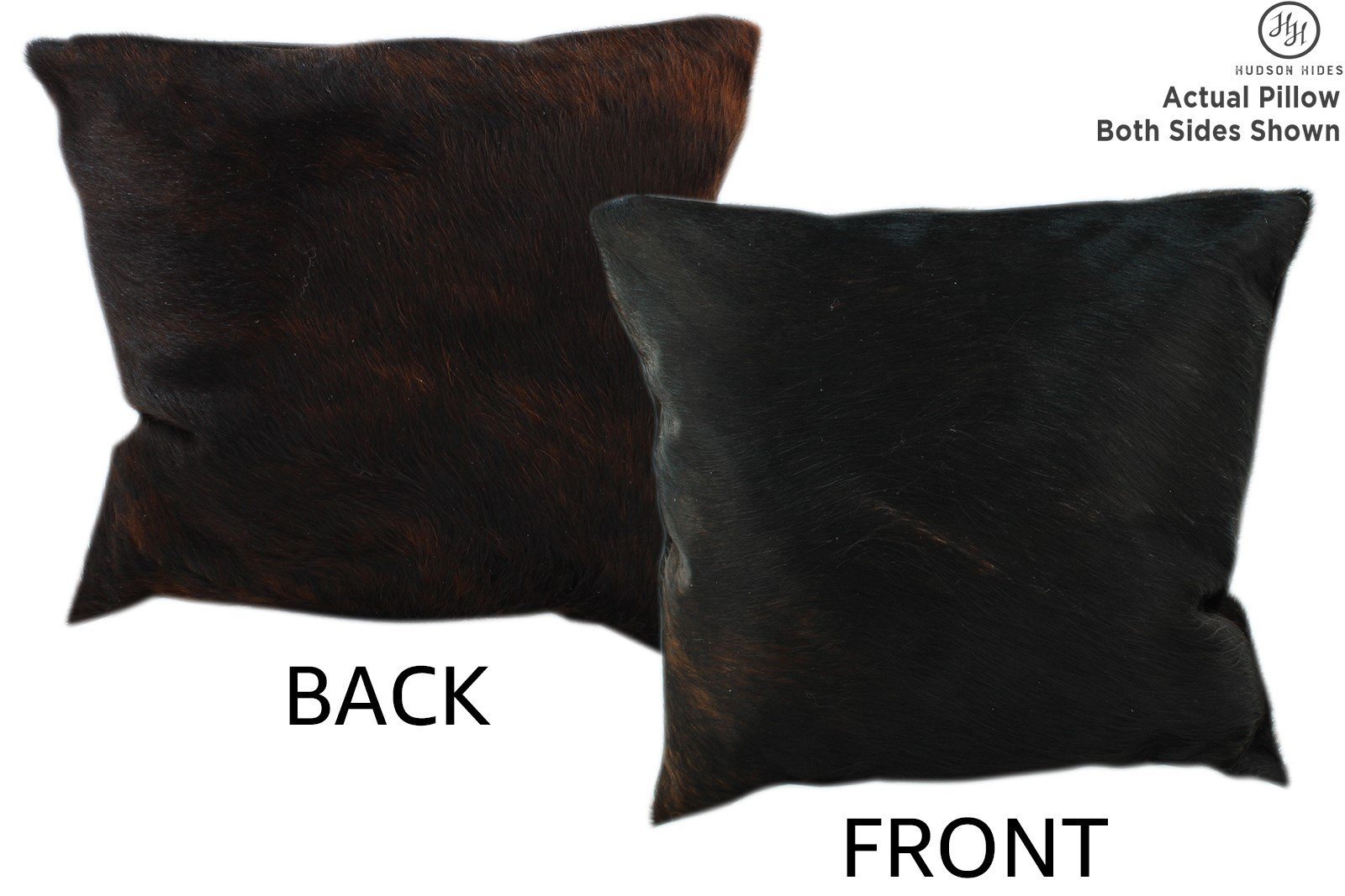 Dark Brindle Cowhide Pillow #11213