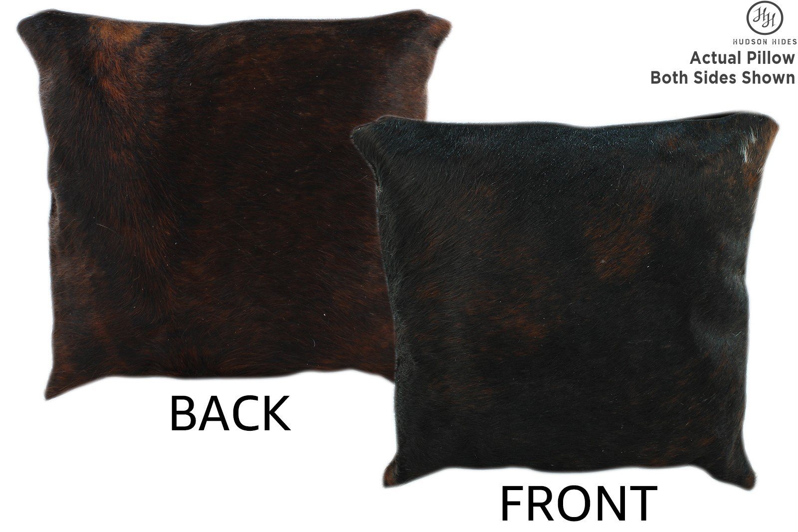 Dark Brindle Cowhide Pillow #11223