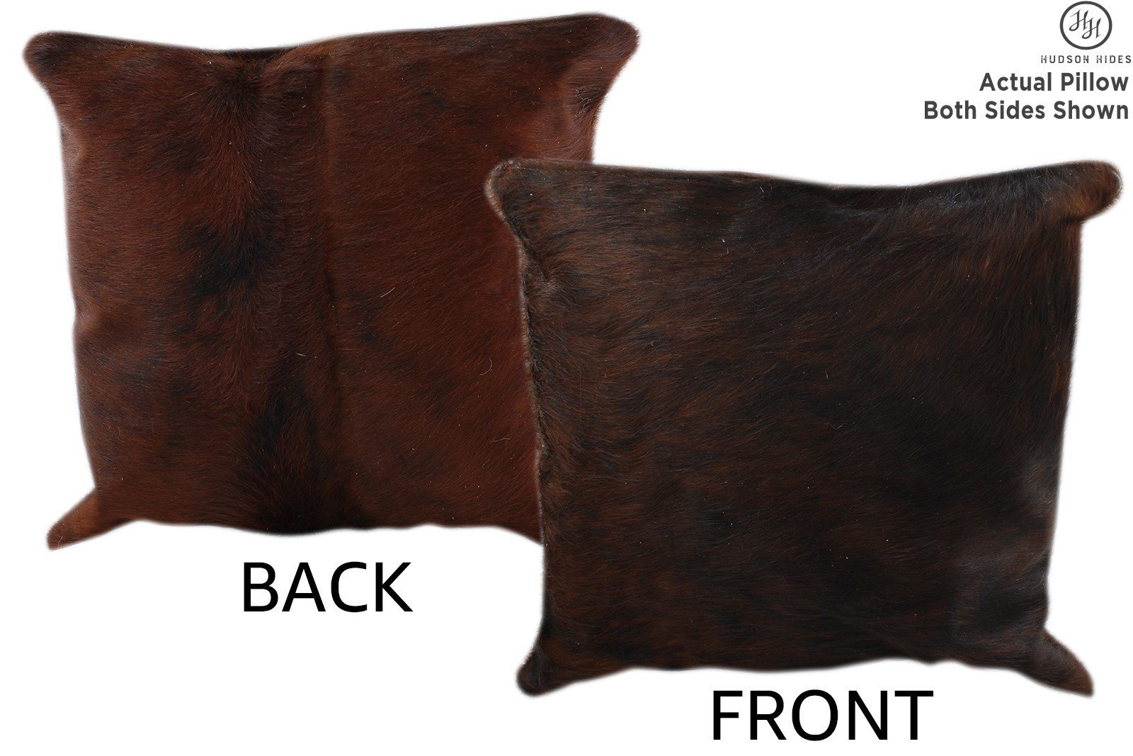 Dark Brindle Cowhide Pillow #11236