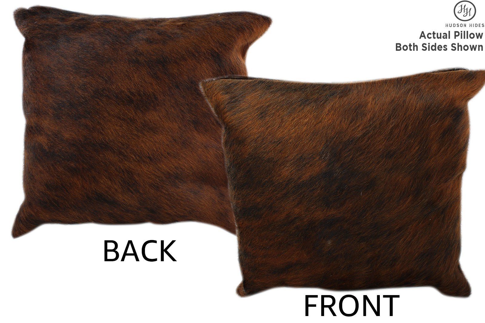 Dark Brindle Cowhide Pillow #11245