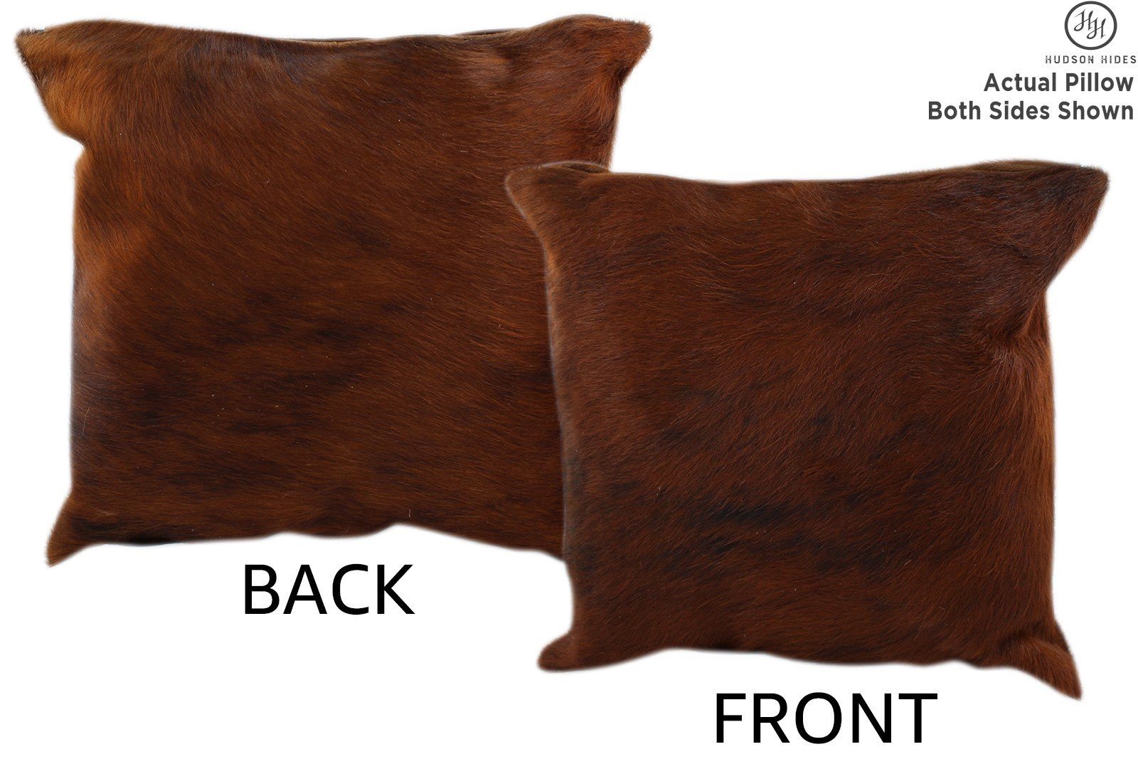 Dark Brindle Cowhide Pillow #11248