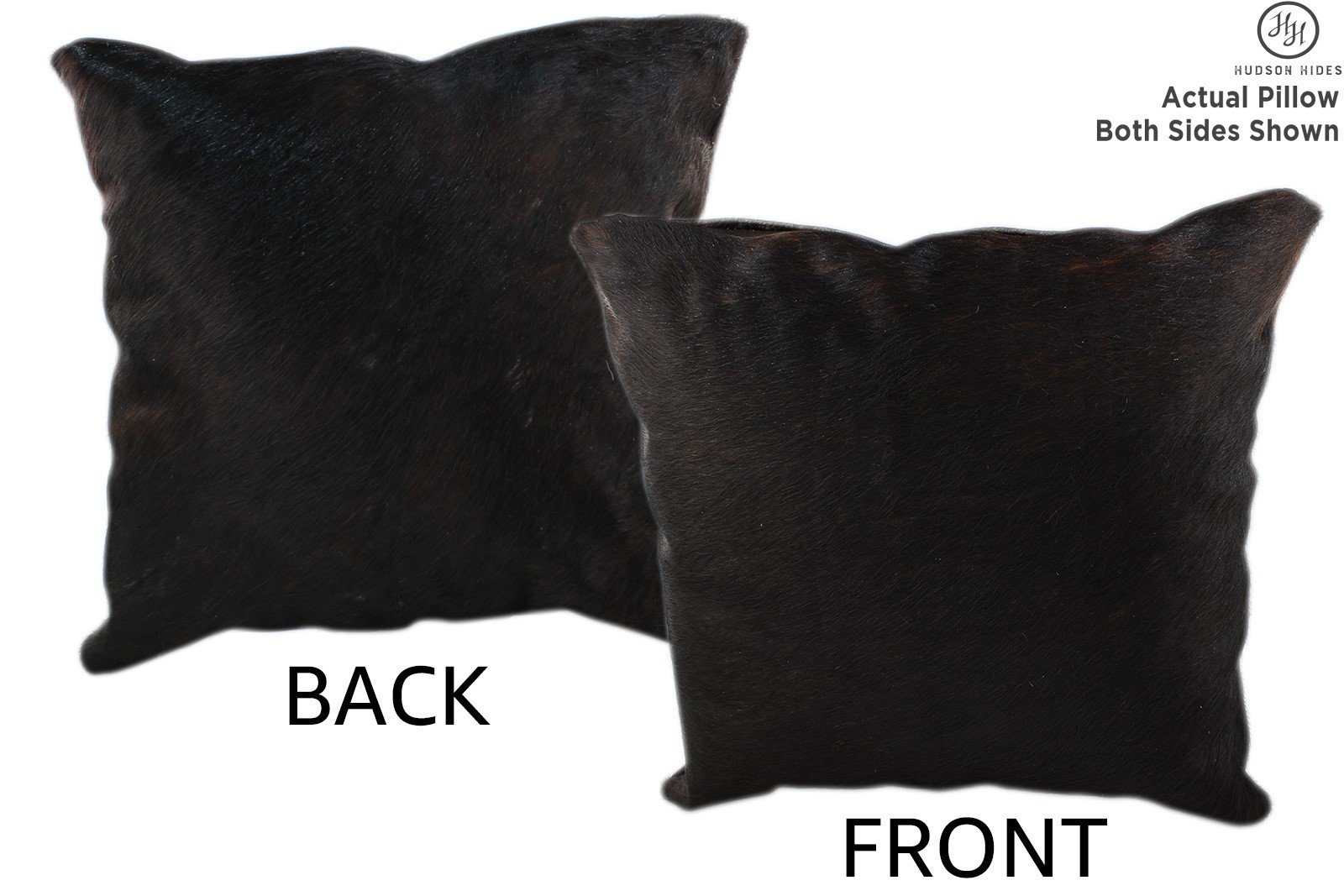 Dark Brindle Cowhide Pillow #11336