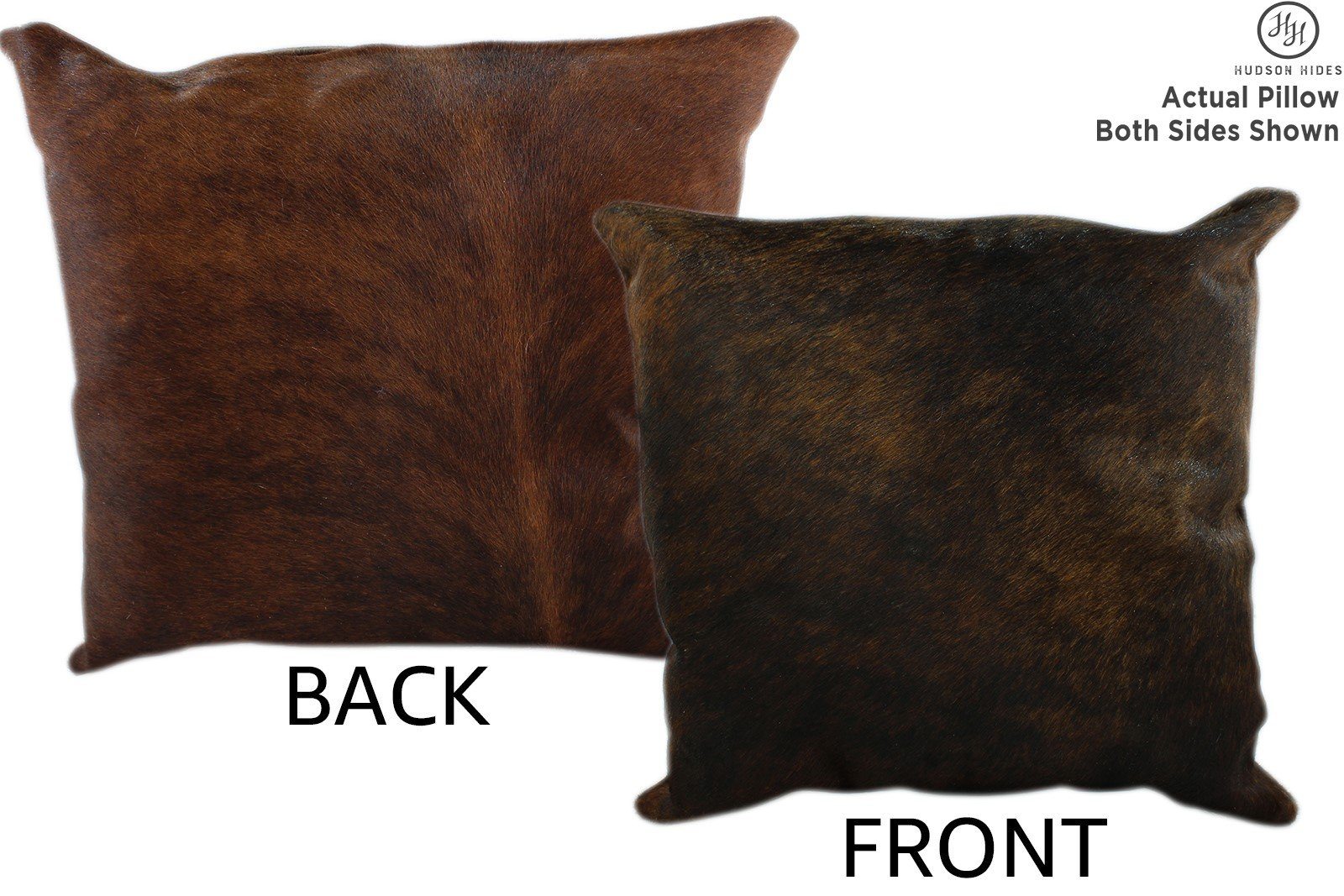 Chocolate Cowhide Pillow #11400