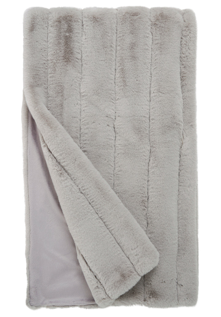 Dove Faux Fur Throw