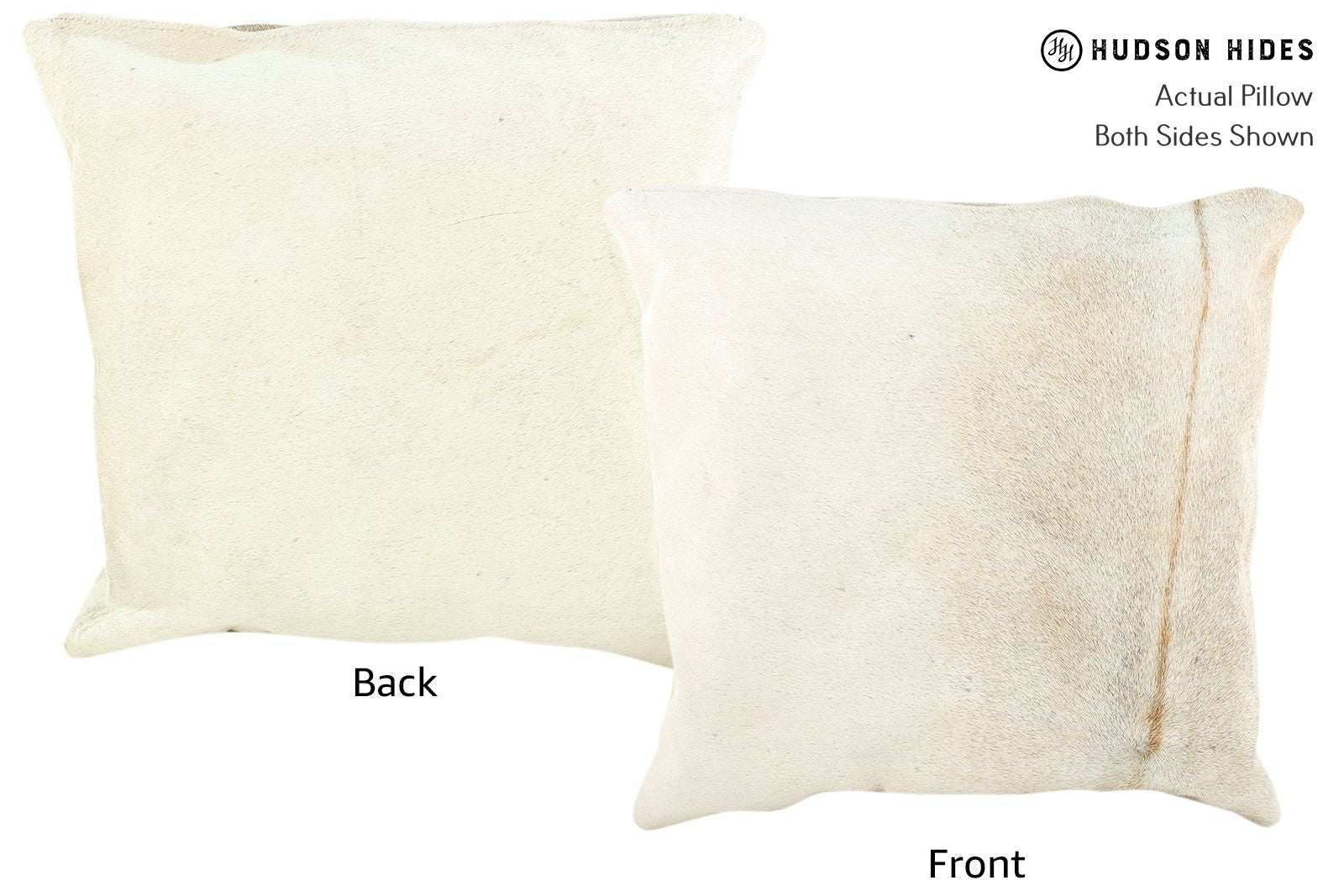 Gris Beige Cowhide Pillow #16401