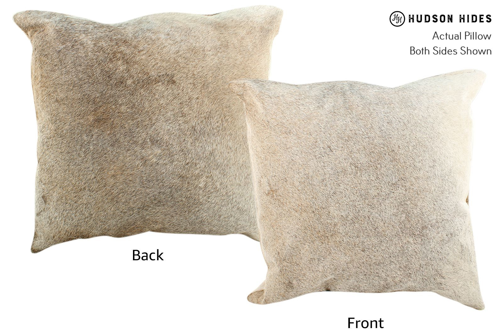 Gris Beige Cowhide Pillow #16404