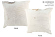 Salt and Pepper Brown 20"x20" Brazilian Cowhide Pillow #16691 by Hudson Hides