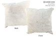 Salt and Pepper Black 20"x20" Brazilian Cowhide Pillow #16720 by Hudson Hides