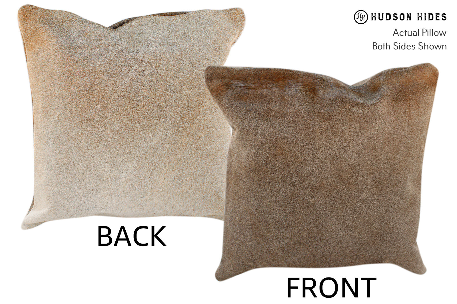 Taupe Cowhide Pillow #18342