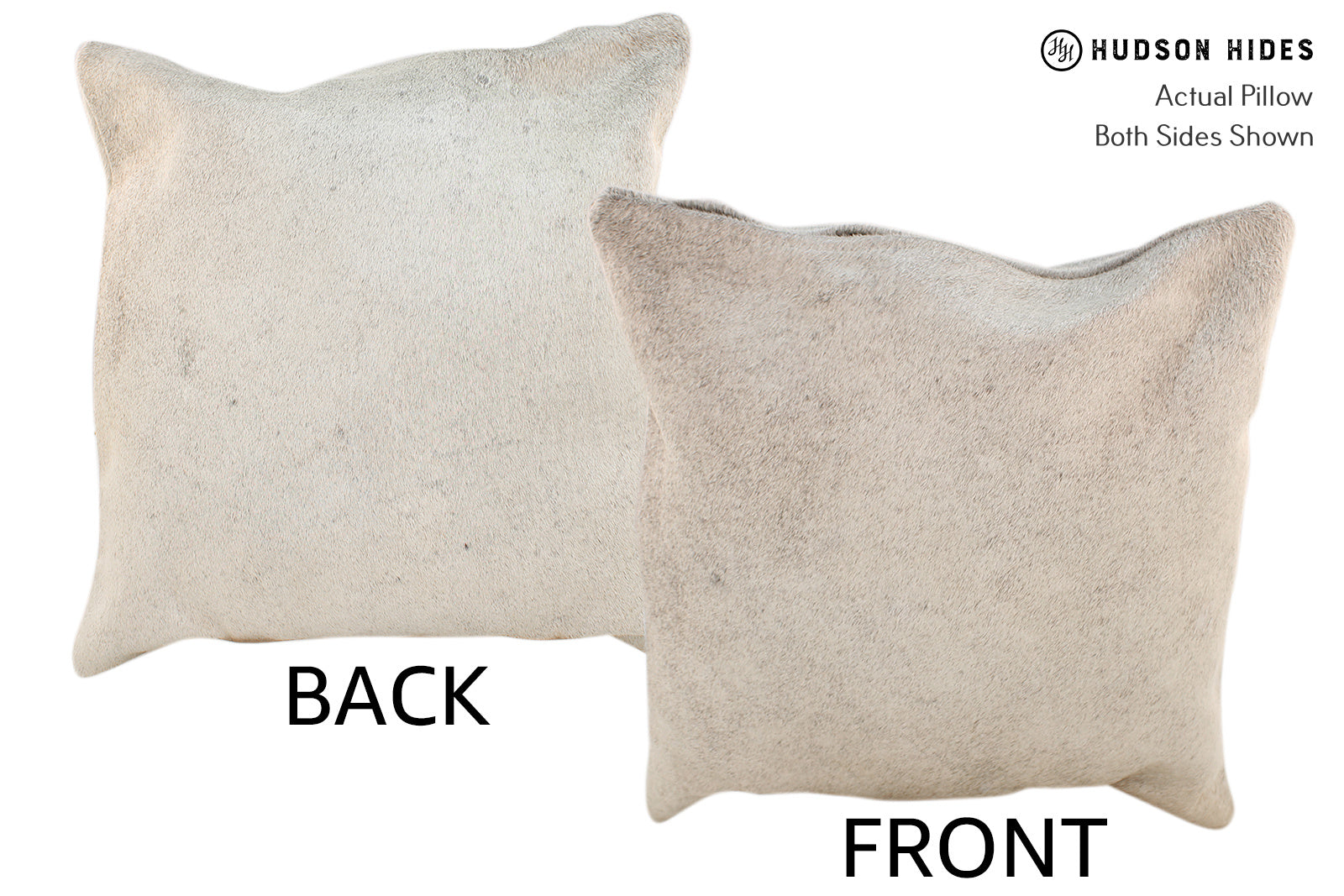 Grey Cowhide Pillow #18432