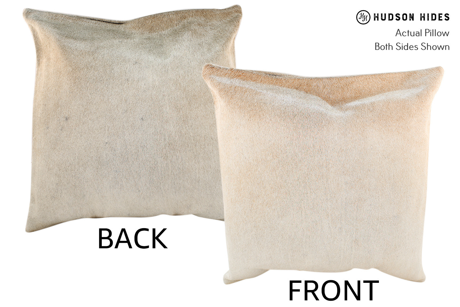Grey Cowhide Pillow #18559