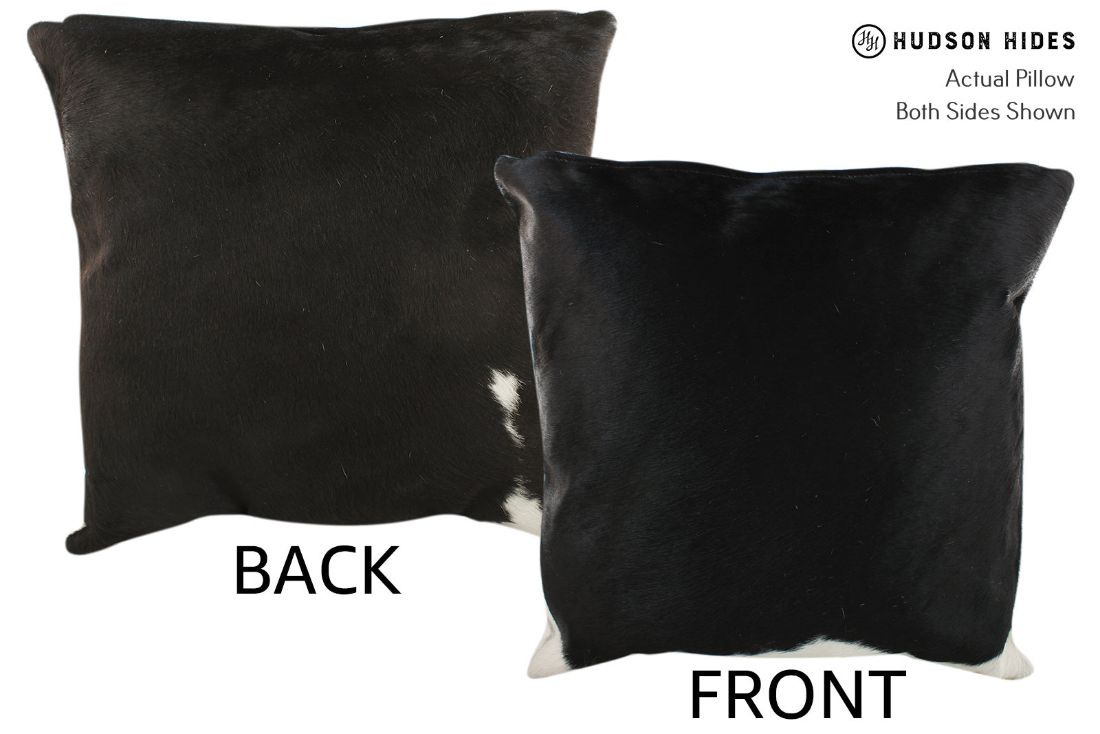 Black and White Cowhide Pillow #19211