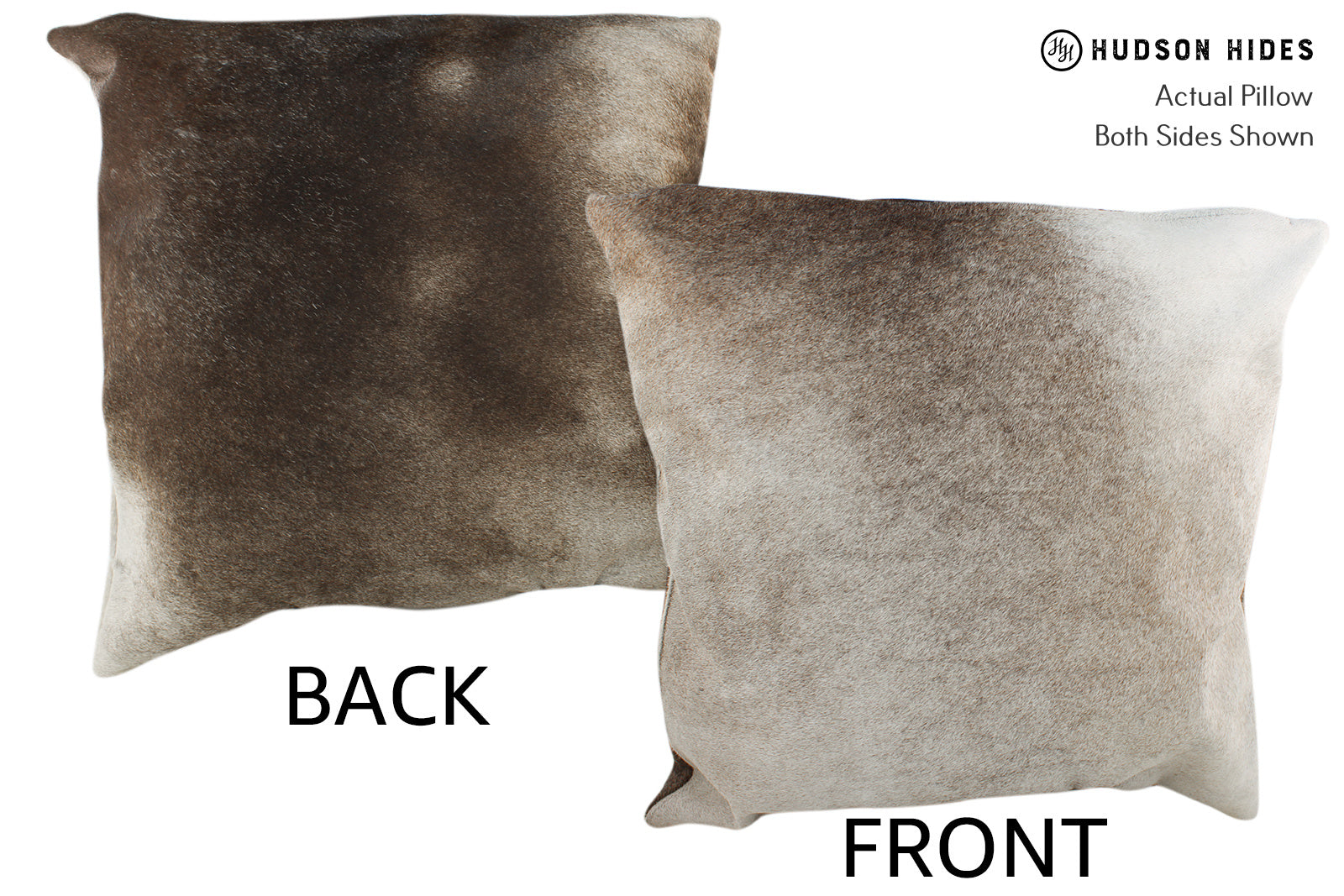 Grey Cowhide Pillow #19489