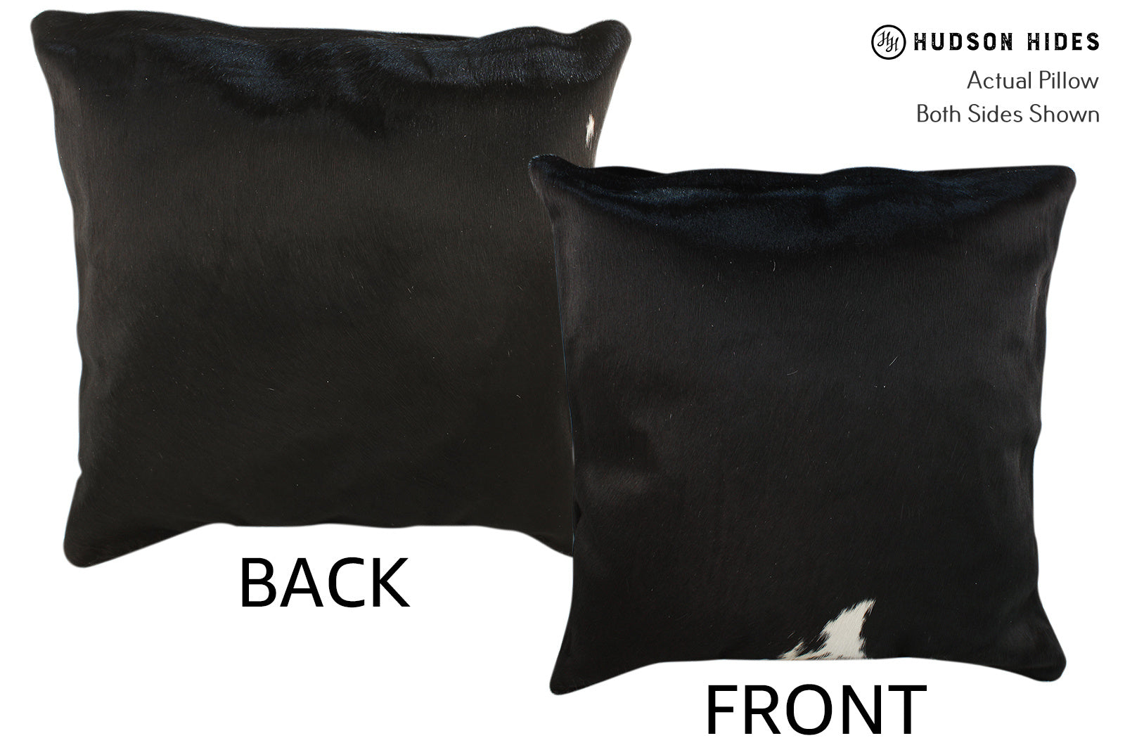 Black and White Cowhide Pillow #19560