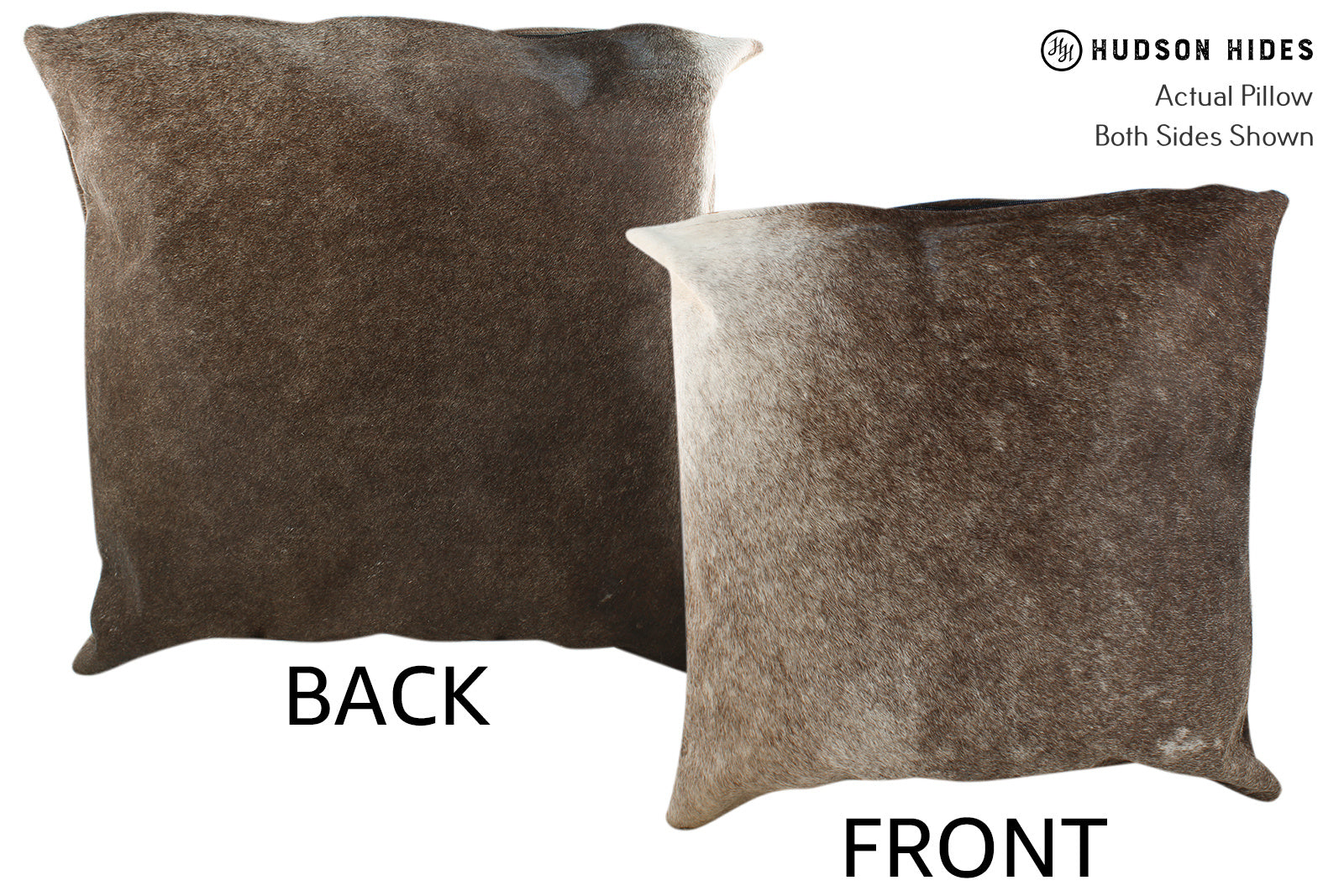 Grey Cowhide Pillow #19631