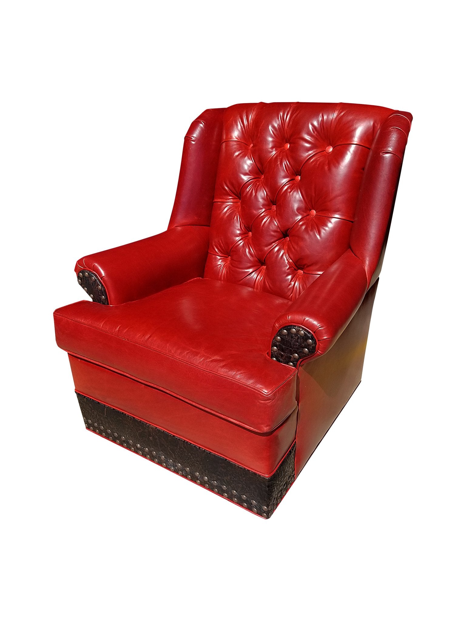 Roja Tufted Tallback Swivel Glider