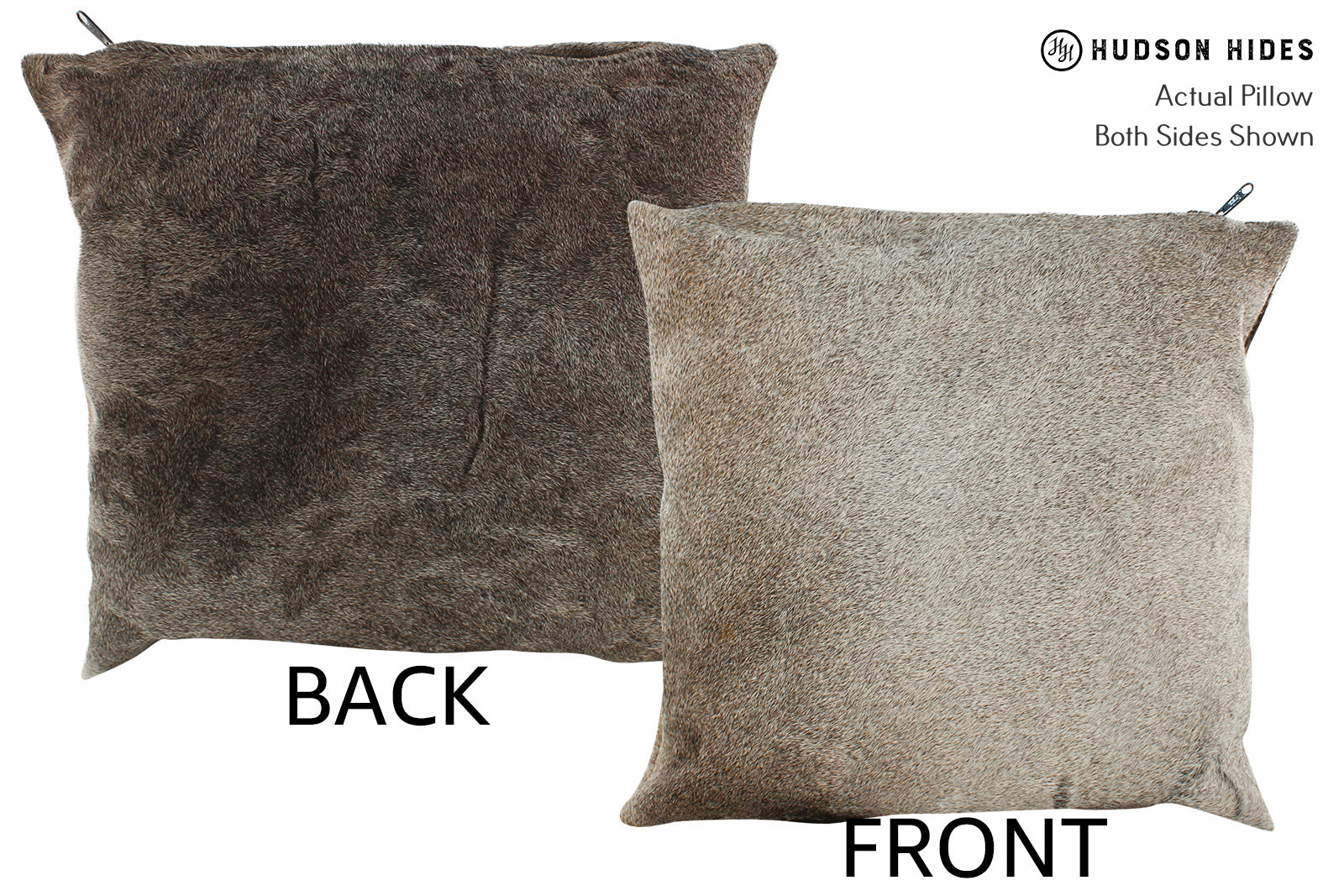Grey Cowhide Pillow #21032