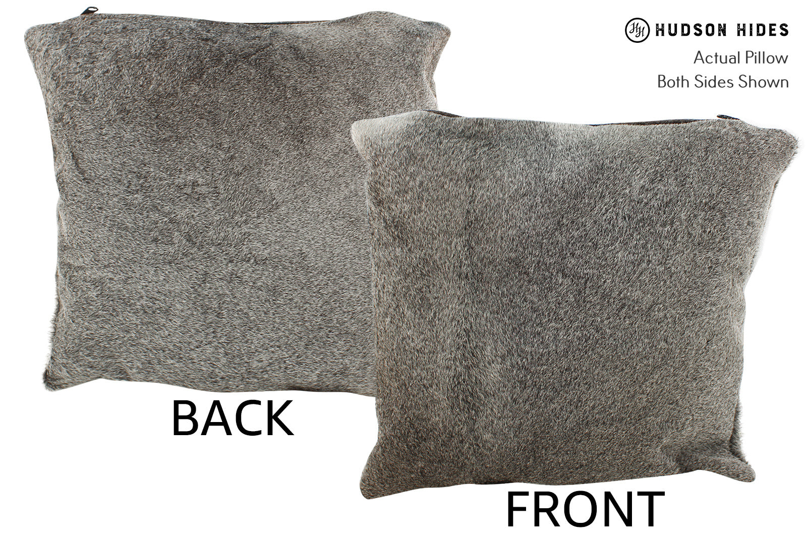 Grey Cowhide Pillow #21174