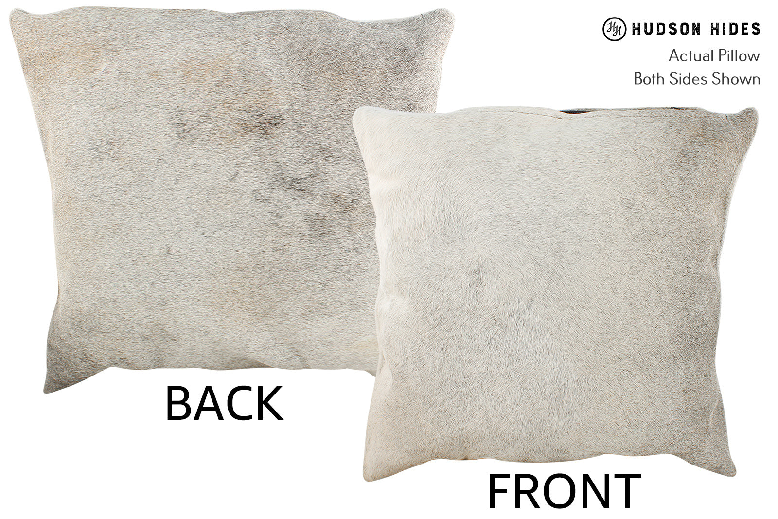 Grey Cowhide Pillow #21181