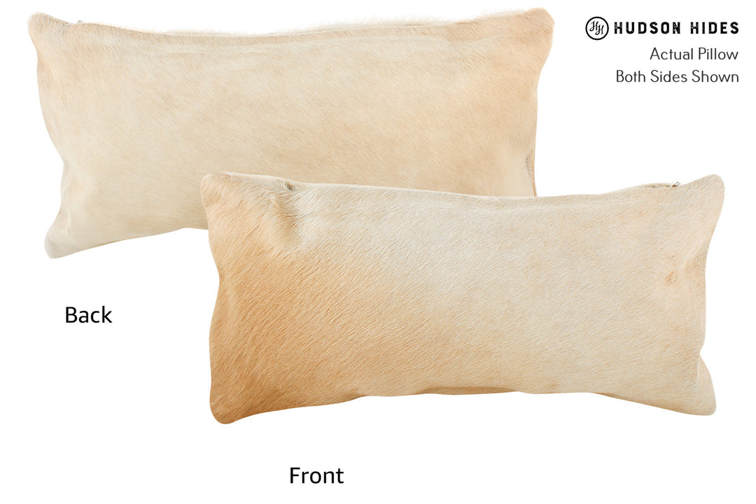 Beige Pillow 12"x22"#23999 by Hudson Hides