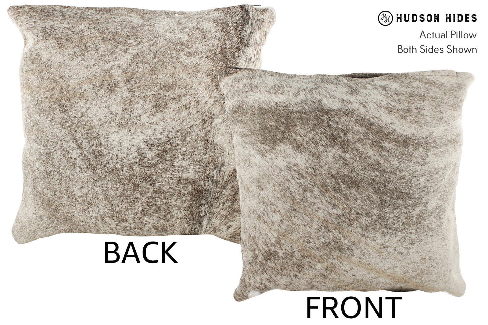 Grey Cowhide Pillow #25095