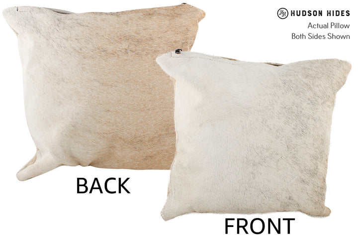 Grey 16"x16" Brazilian Cowhide Pillow #25123 by Hudson Hides