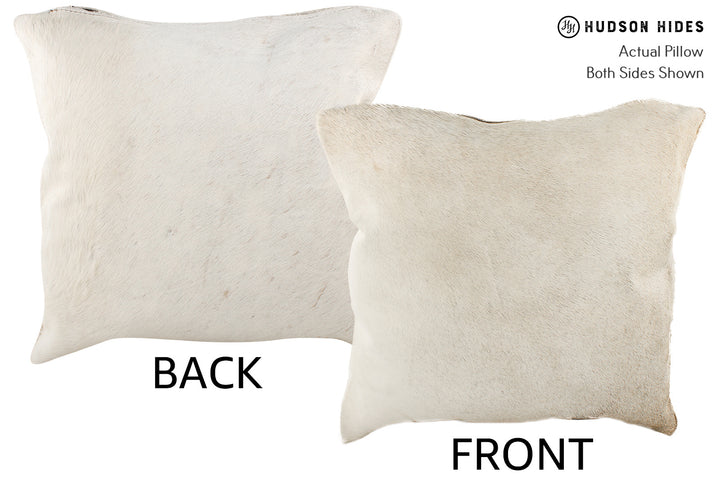 Grey 16"x16" Brazilian Cowhide Pillow #25171 by Hudson Hides