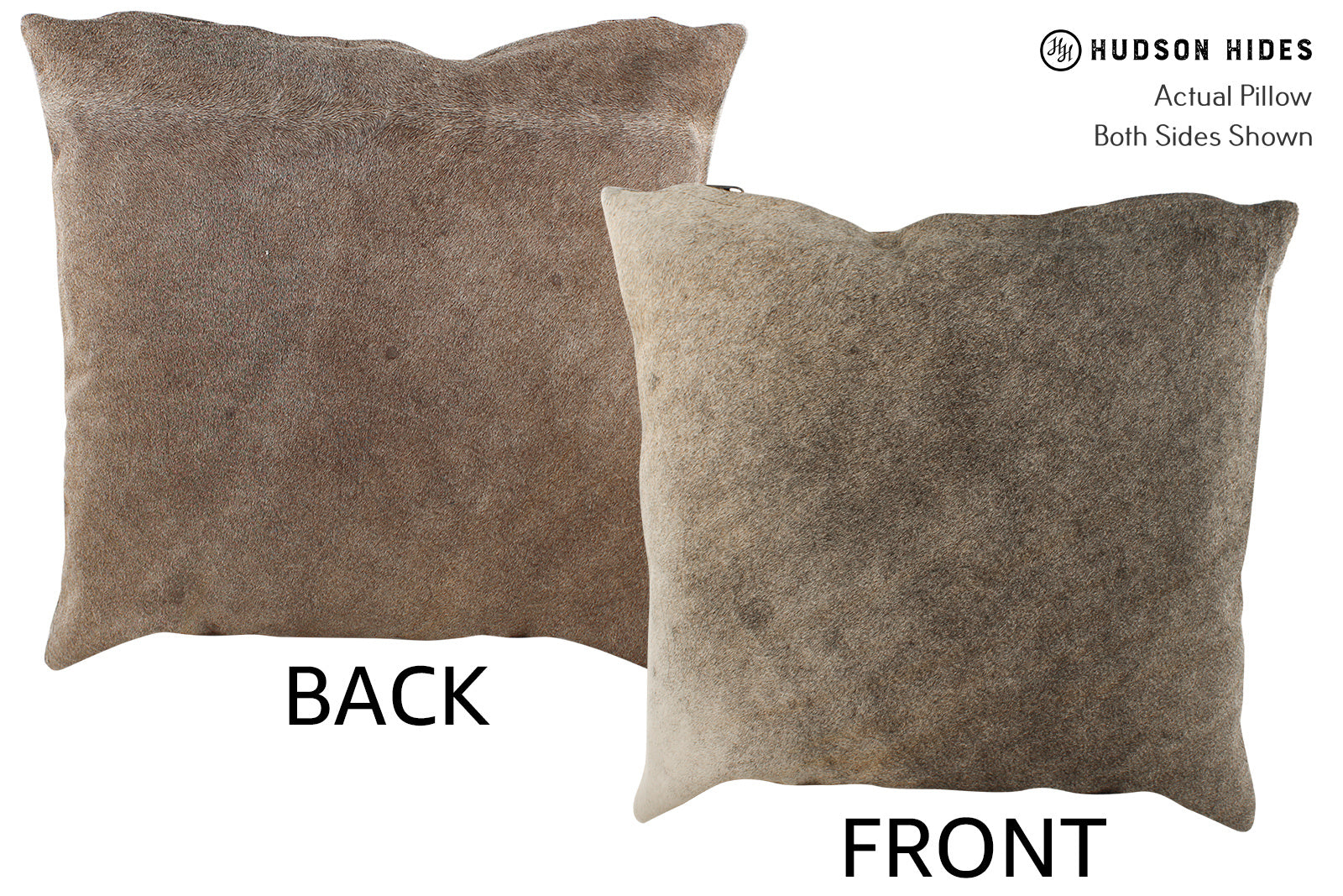 Grey Cowhide Pillow #25418