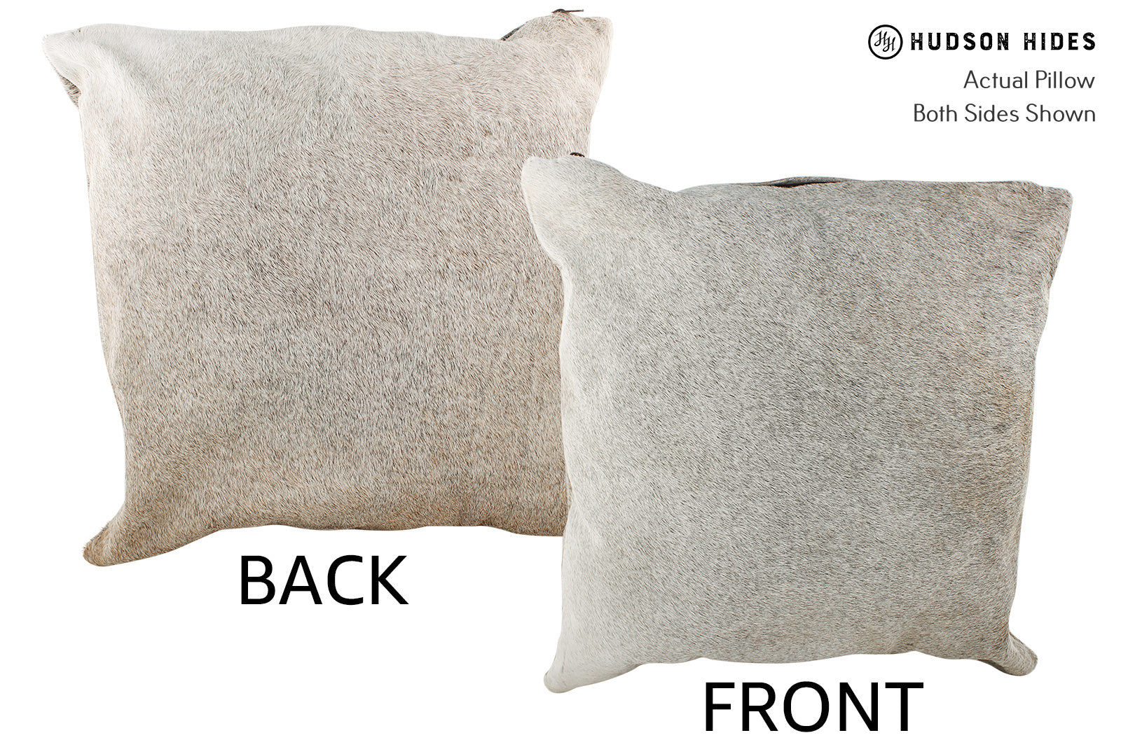 Grey Cowhide Pillow #25561