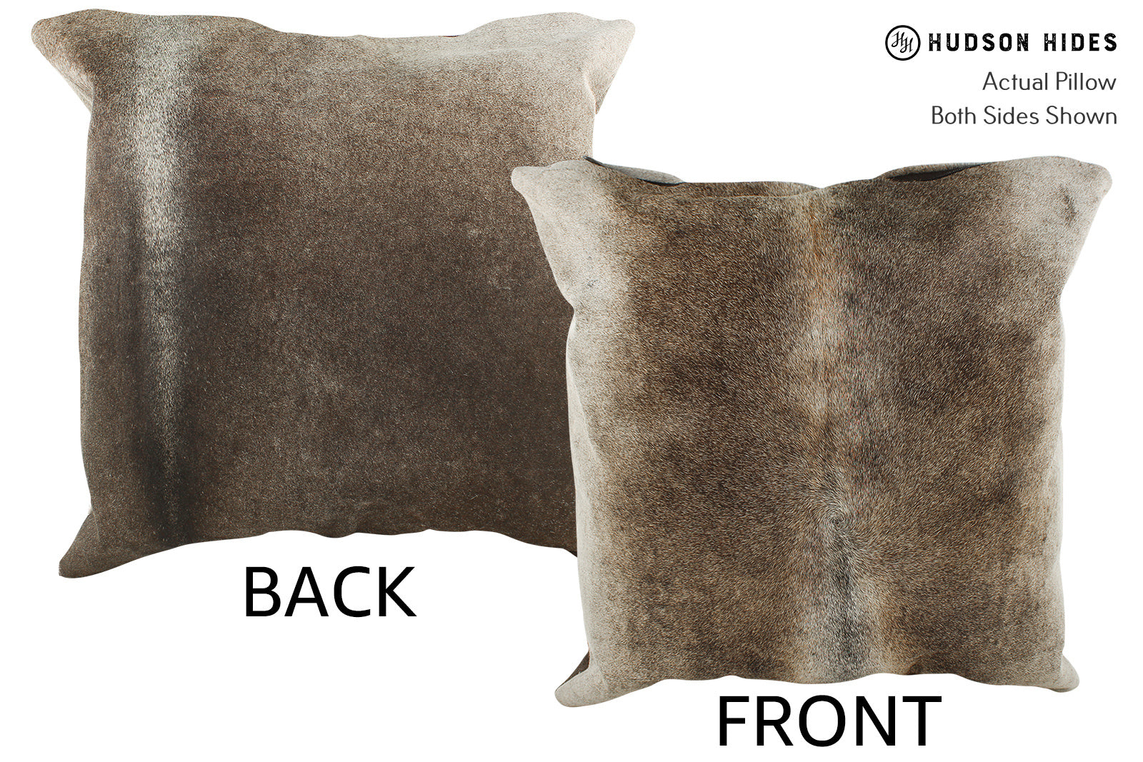 Grey Cowhide Pillow #25891
