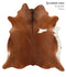 Brown and White Regular X-Large Brazilian Cowhide Rug 7'1