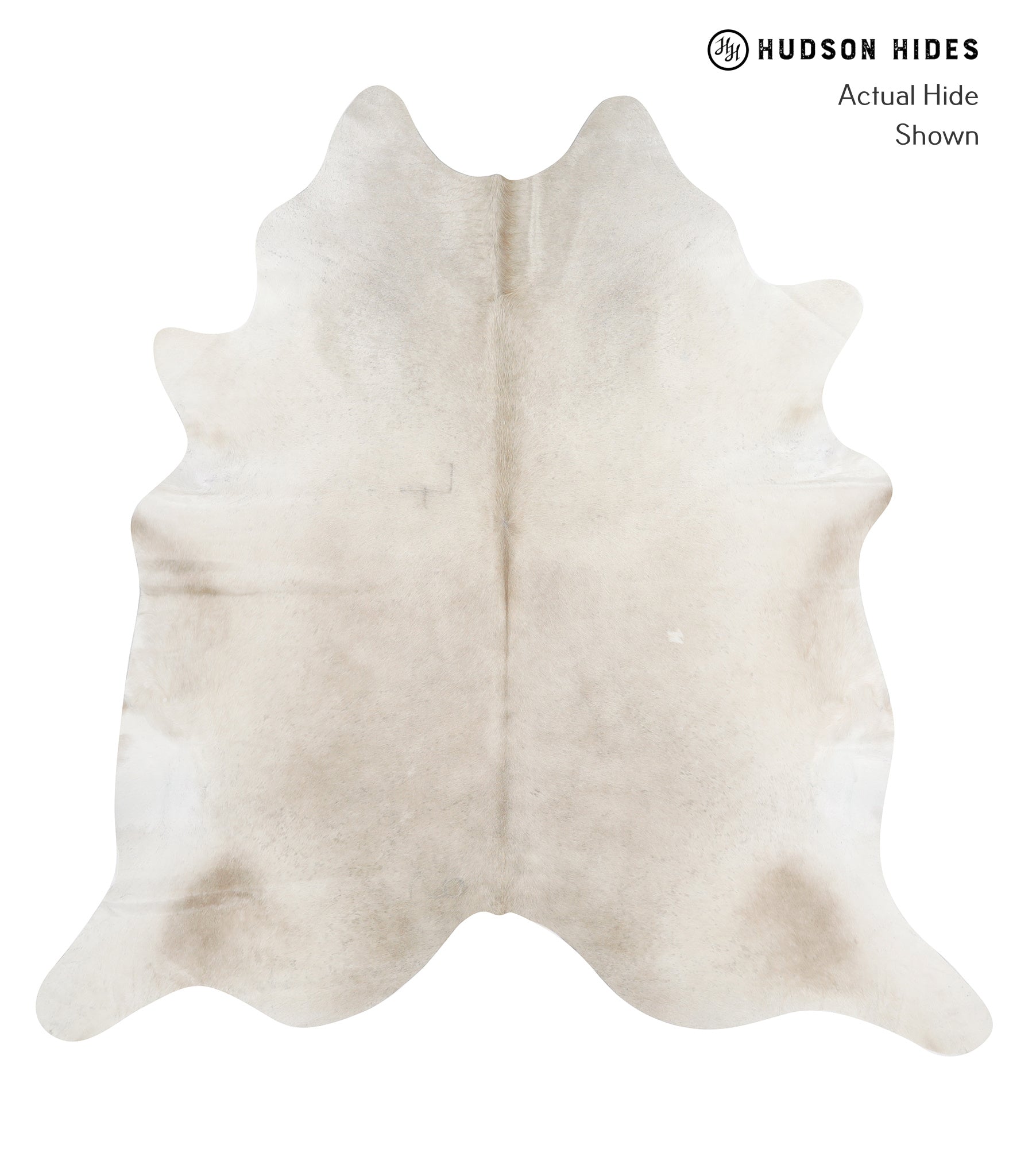 Solid White Cowhide Rug #27135