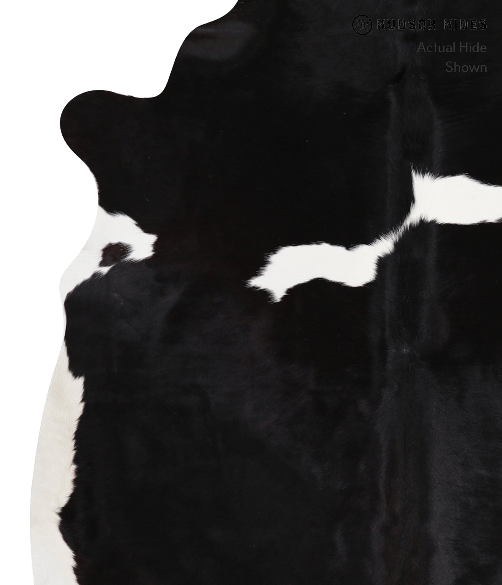 Black and White Cowhide Rug #27529