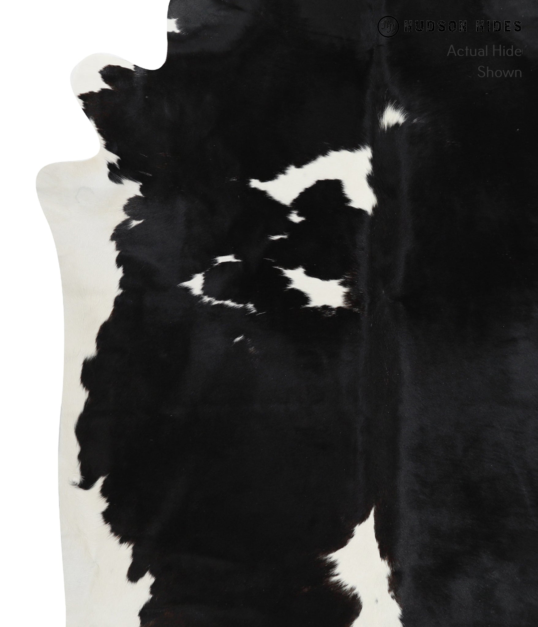 Black and White Cowhide Rug #27984