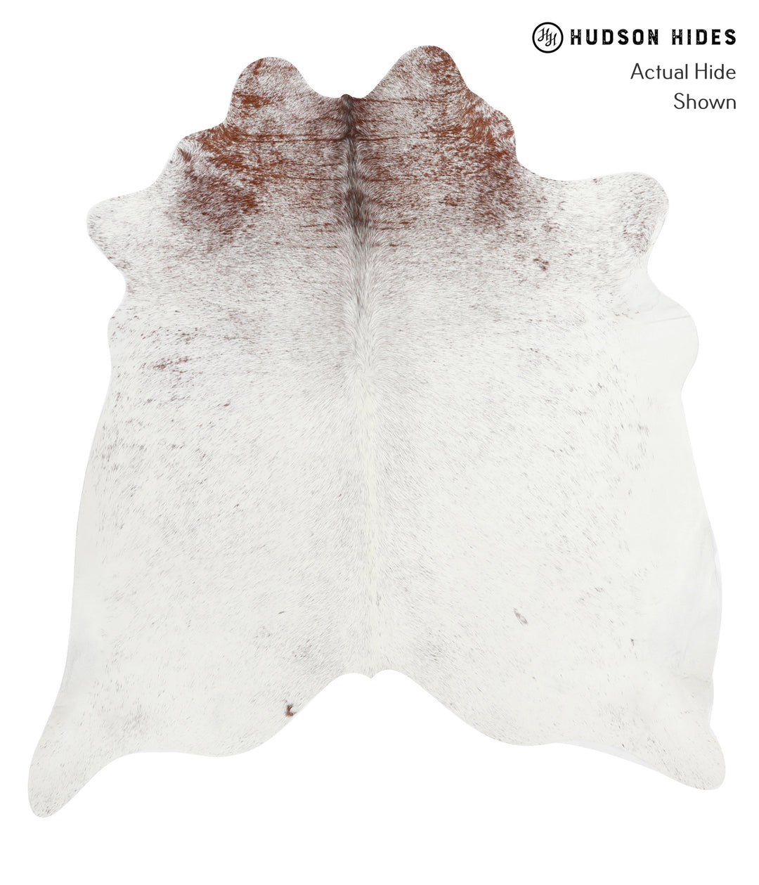 Salt and Pepper Brown X-Large Brazilian Cowhide Rug 6'10"H x 6'4"W #28