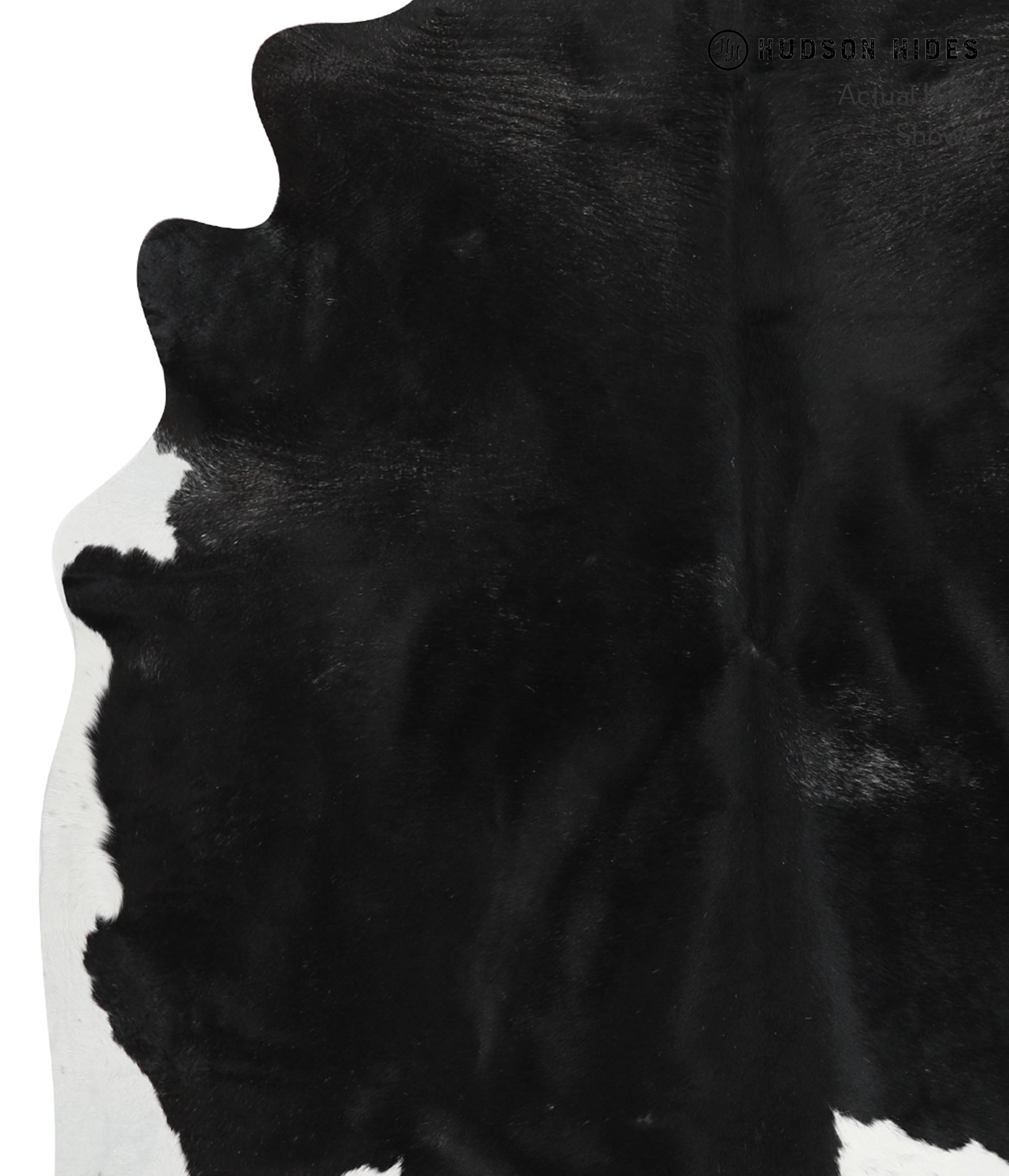 Black and White Cowhide Rug #28545