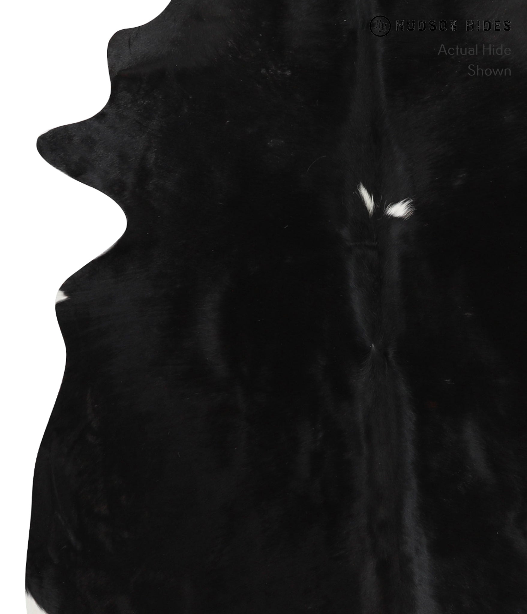 Black and White Cowhide Rug #28642