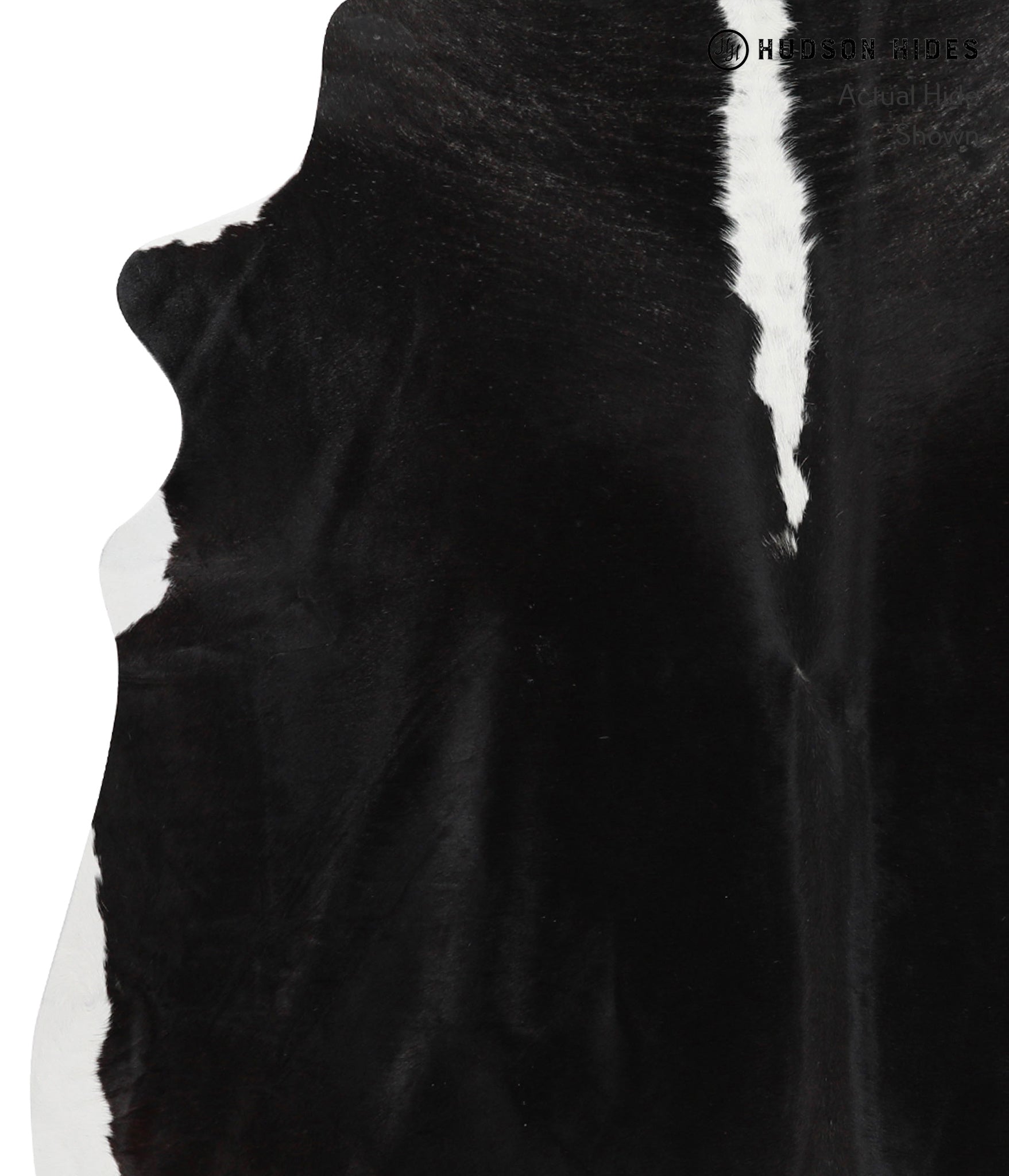 Black and White Cowhide Rug #28746