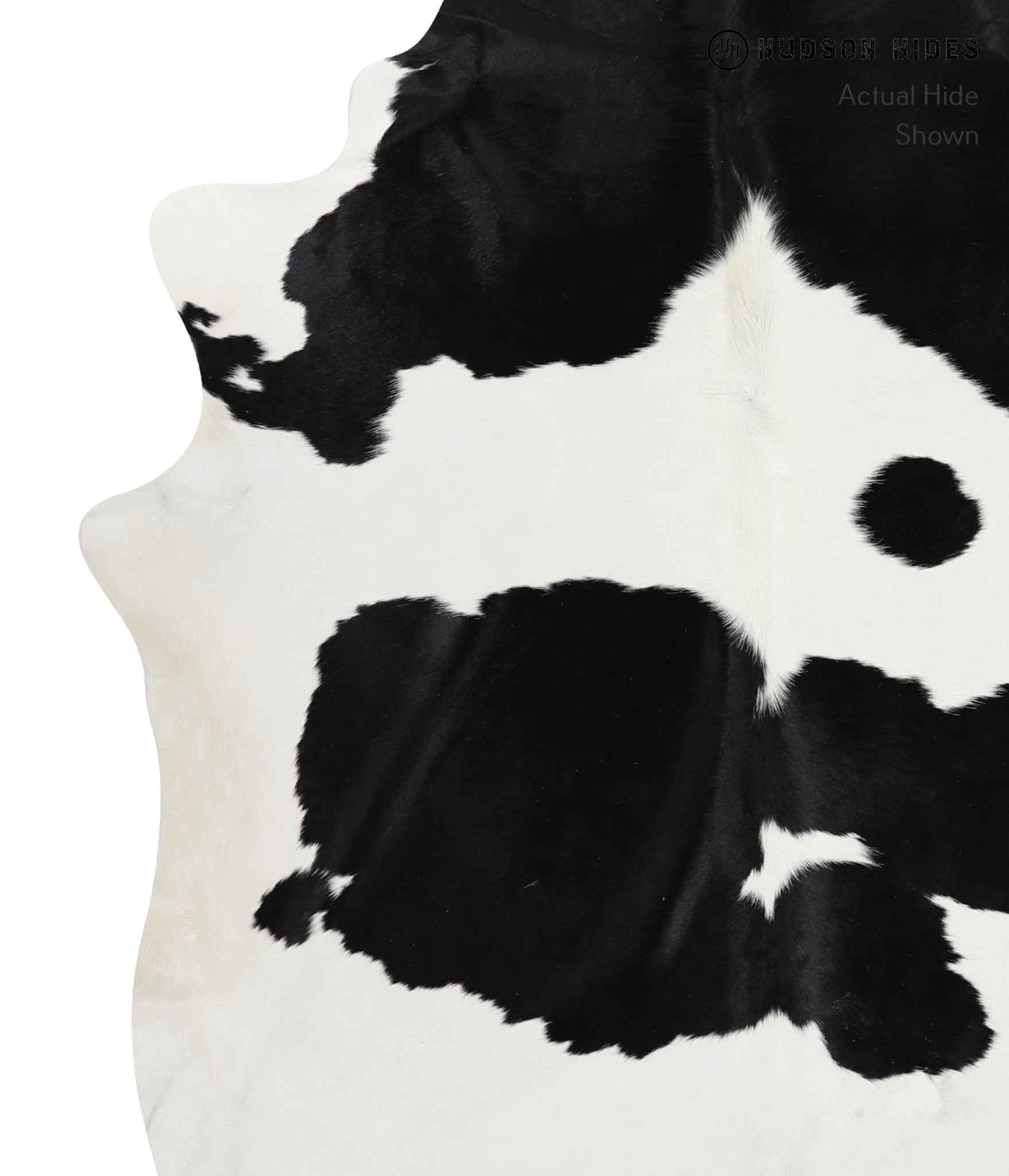Black and White Cowhide Rug #29023