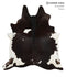 Black and White XX-Large Brazilian Cowhide Rug 7'5