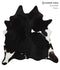 Black and White X-Large Brazilian Cowhide Rug 7'0