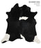 Black and White XX-Large Brazilian Cowhide Rug 7'4