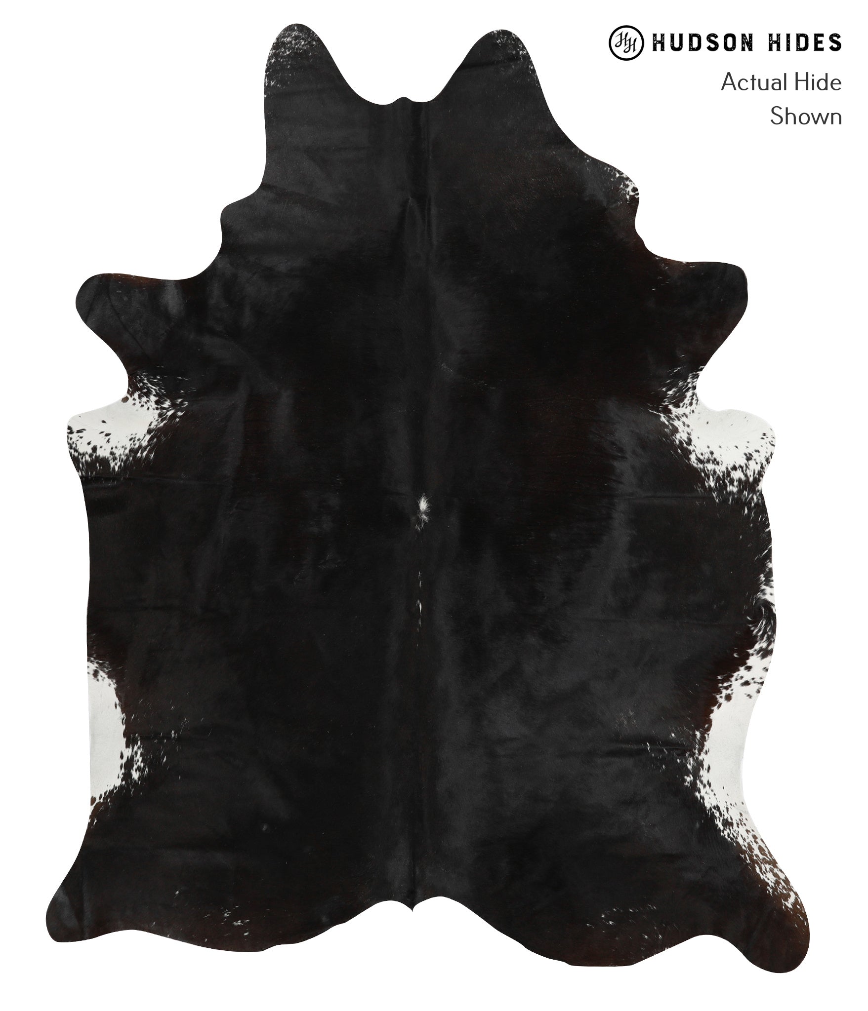 Black and White Cowhide Rug #29258