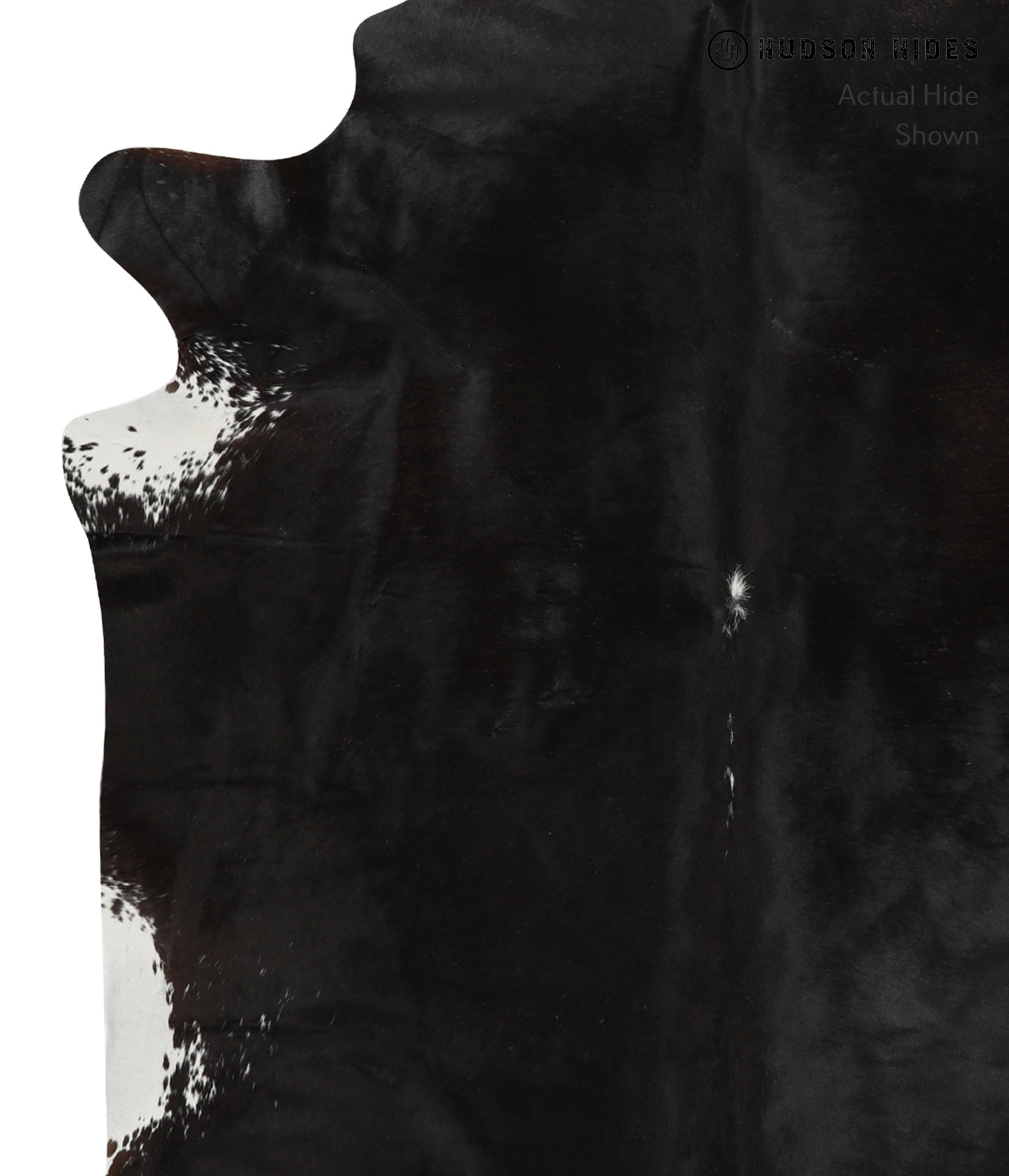 Black and White Cowhide Rug #29258