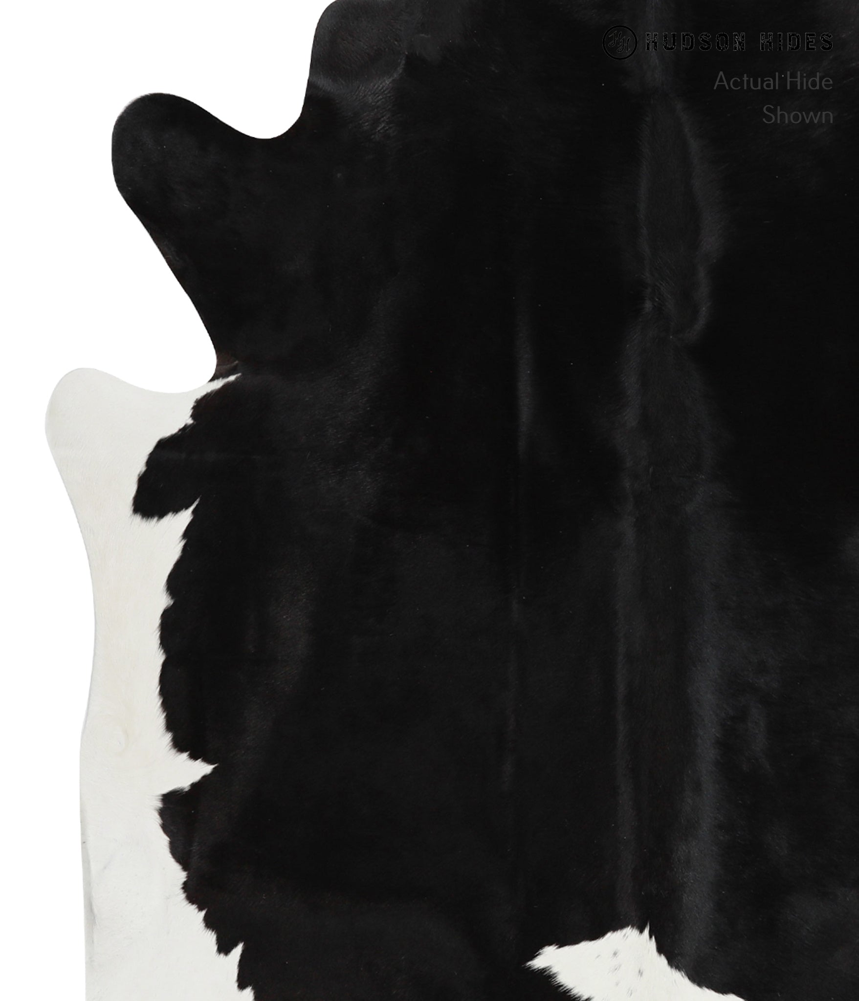 Black and White Cowhide Rug #29345