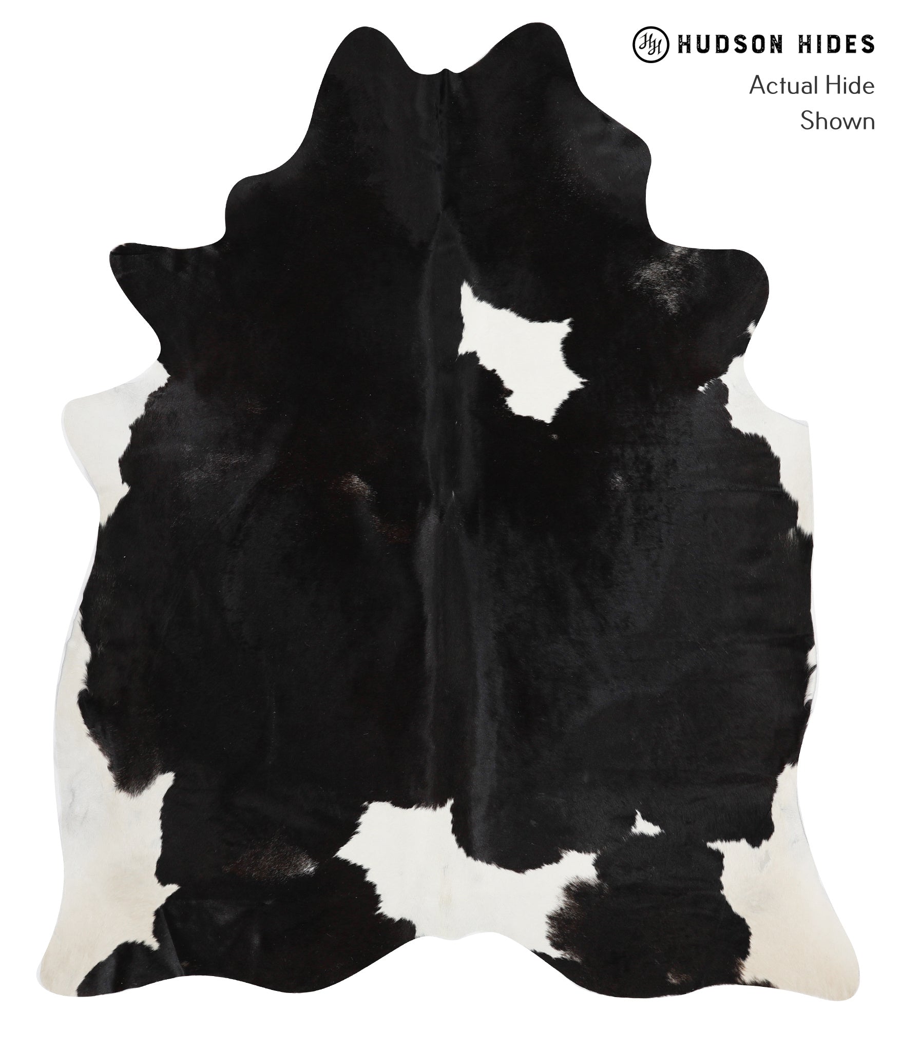 Black and White Cowhide Rug #29939