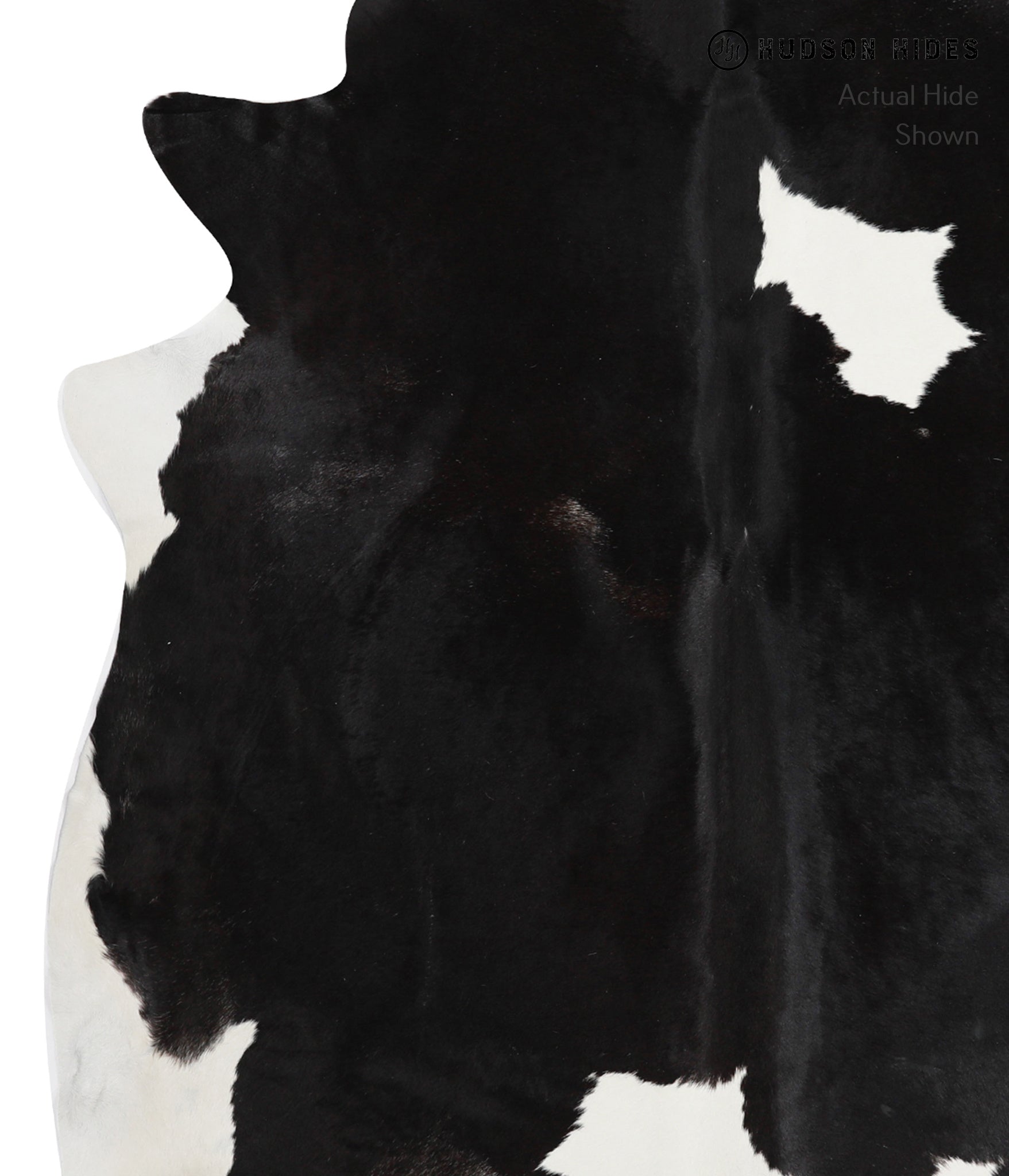 Black and White Cowhide Rug #29939
