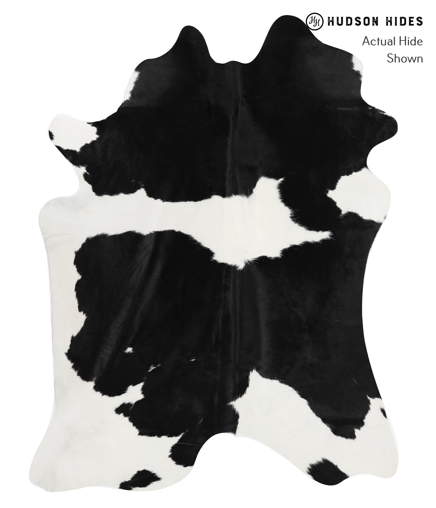 Black and White Cowhide Rug #29972
